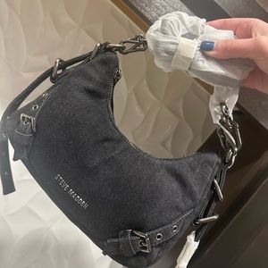Steve Madden black denim bag